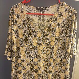 Blouse with Gold Chain